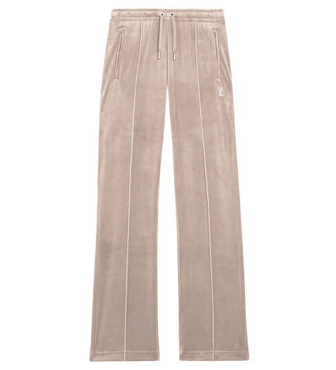 Juicy Couture Del Ray Classic Velour Pant Fungi XS