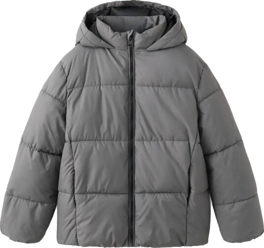Mango Anorak America Grey 10