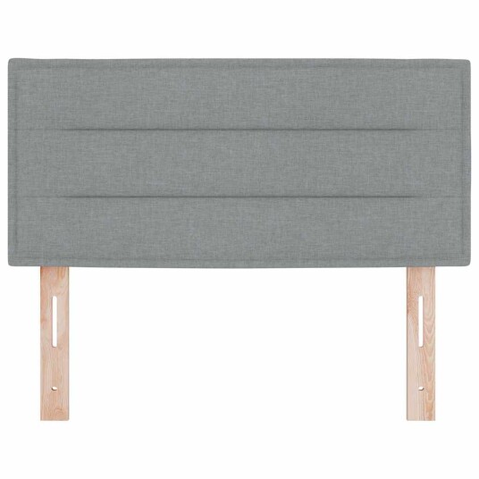 Senggavl Linjedesign Lysegrå 90 cm Stoff