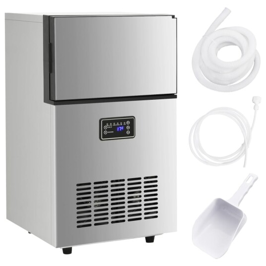 vidaXL Isbitmaskin 420 W 45 kg/24 t sølv vidaXL Isbitmaskin 420 W 45 kg/24 t sølv