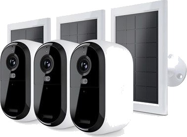 Arlo VMK3380-100EUS Essential3 2K Sikkerhetskamera (3-pakning) + Solar Panel (3) Arlo VMK3380-100EUS Essential3 2K Sikkerhetskamera (3-pakning) + Solar Panel (3)