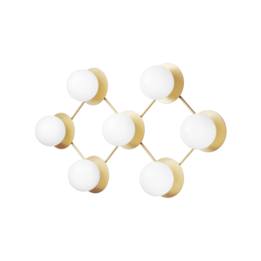 Nuura Liila 7 Vegg/Taklampe Opal Hvit Nuura Liila 7 Vegg/Taklampe Opal Hvit