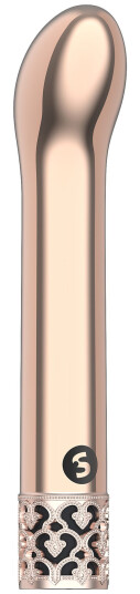 Shots Toys - Royal Gems Royal Gems: Jewel, 10 Speed Rechargeable Bullet, rose