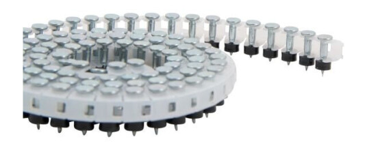 TJEP 839280 Betongspiker Ø3 mm galv. 2-trinns 1000-pakning Ø3 x 19 mm Innfesting