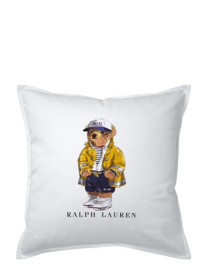 Ralph Lauren Home Rl67Bear Cushion Cover - White - 50X50CM