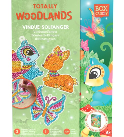 BOX CANDIY Totally Woodlands solfangere for vinduer BC-1944