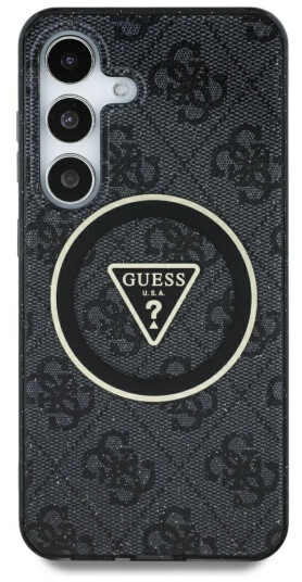 Guess 4G Glitter MagSafe-deksel til Samsung Galaxy S25 Ultra - Svart