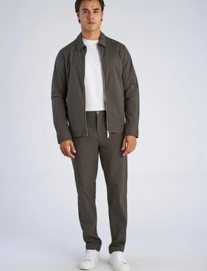 Lindbergh Superflex Paper Touch Pants   Khaki green   S