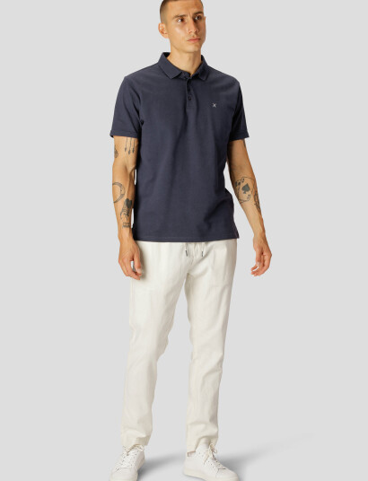 Clean Cut Copenhagen Silkeborg Stretch Polo - Blue - S