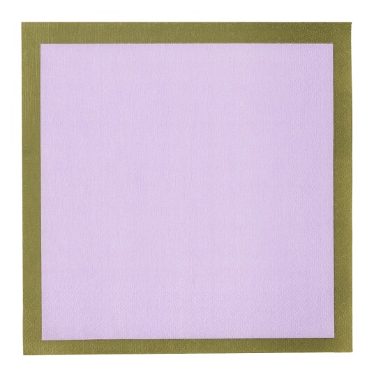 iittala Play serviett 33x33 cm 20 stk lilla/oliven iittala Play serviett 33x33 cm 20 stk lilla/oliven