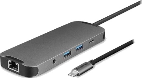 Chieftec DSC-901 Dokkingstasjon USB-C 4K HDMI Gigabit Ethernet Titan