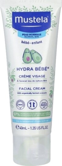 Mustela Hydra Bebe Facial Cream 40 ml Normal Skin