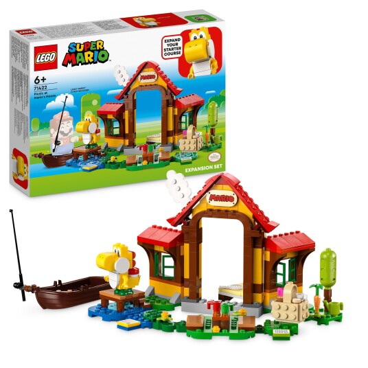 Lego Super Mario Piknik Ved Marios Hus – Ekstrabanesett 71422
