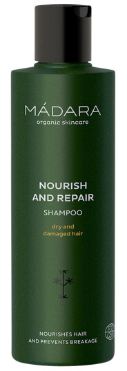 Mádara Nourish And Repair Sjampo 250 ml for Tørt og Skadet Hår Mádara Nourish And Repair Sjampo 250 ml for Tørt og Skadet Hår