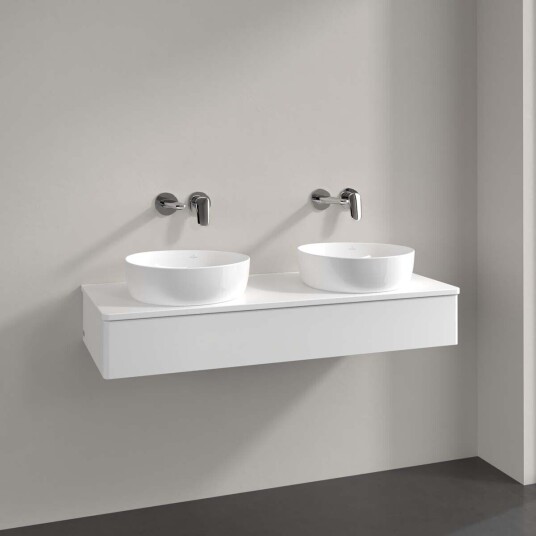 Villeroy & Boch  Antao Servantskap med 1 skuff 120x50x19 cm u/lys Hvit Matt