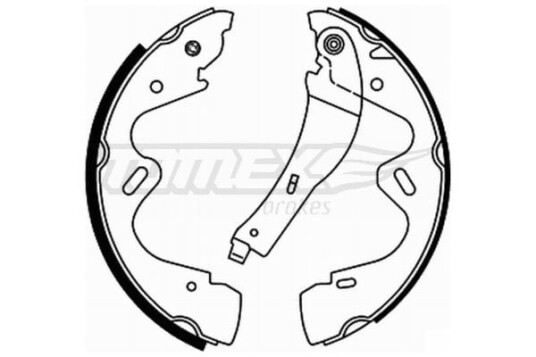 Bremsesko sett TOMEX Brakes TX 22 01