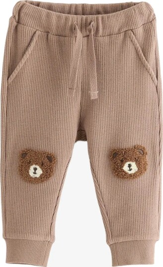 Lindex Waffled Joggers Brown 86