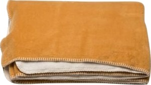 Fussenegger Savona Fuzzy Throw/Doubleface Gold/Ecru 200 X150 Cm