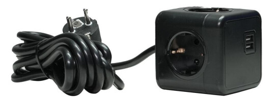 MicroConnect PowerCube Extended Duo strømfordelerenhet
