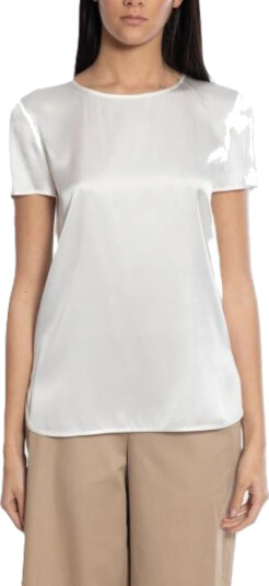 Max Mara Dame Topper Hvit XS,