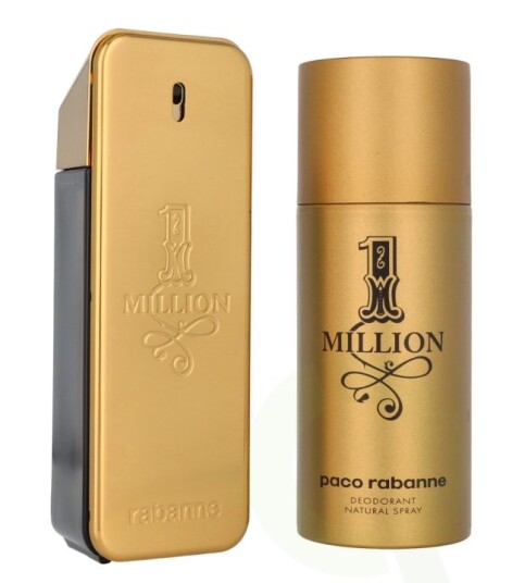 Paco Rabanne 1 Million Giftset 250 ml Eau De Toilette Spray 100ml/Deodorant Spray 150ml