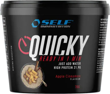 SELF Quicky meal Apple-Cinnamon 70g SELF Quicky meal Apple-Cinnamon 70g