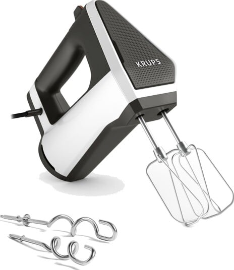 Krups GN6021 Håndmikser - 600W - Hvit/Svart
