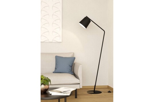 Gulvlampe Eglo Oneda Svart/Hvit Gulvlampe Eglo Oneda Svart/Hvit