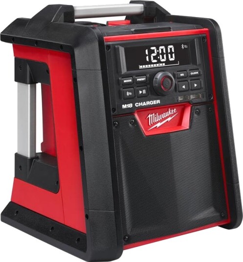 Milwaukee M18 RC-0 Arbeidsradio med Bluetooth og Lader Milwaukee M18 RC-0 Arbeidsradio med Bluetooth og Lader