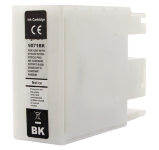 T9071, Blekkpatron, erstatter Epson T9071, fotosvart, 10.000 sider, inkClub