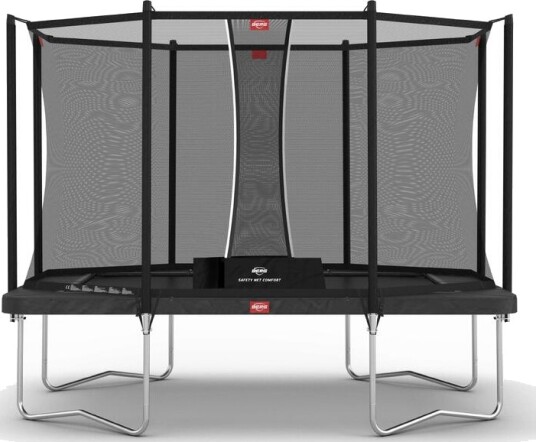 BERG Trampoline Ultim Favorit 330 grå Med sikkerhetsnett Comfort BERG Trampoline Ultim Favorit 330 grå Med sikkerhetsnett Comfort