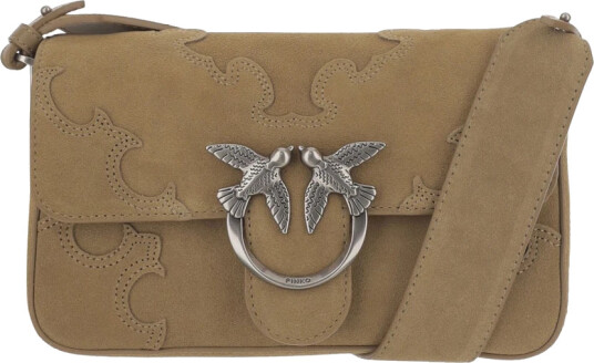 Pinko Dame Vesker Brun ONE SIZE,