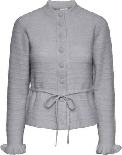 Y.A.S Thellis Long Sleeve Knit Cardigan Grå M Y.A.S Thellis Long Sleeve Knit Cardigan Grå M