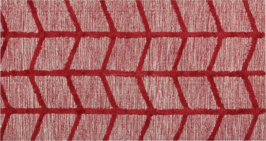 Sivas Bomullsteppe 80x150 cm - Rød