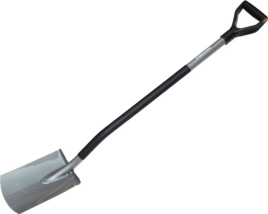 Fiskars Spade Rett Ergonomic 1067512 Grå