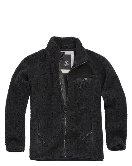 Brandit Teddyfleece Jakke Svart Brandit Teddyfleece Jakke Svart
