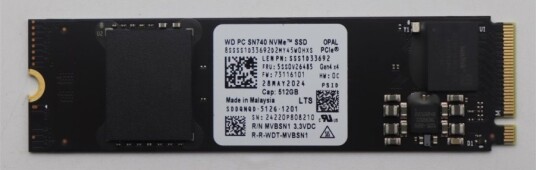 Lenovo Ssd 512Gb 5SS0V26485