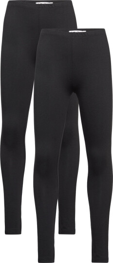 Minymo Basic Leggings (2-Pack) - Black - 92 Minymo Basic Leggings (2-Pack) - Black - 92