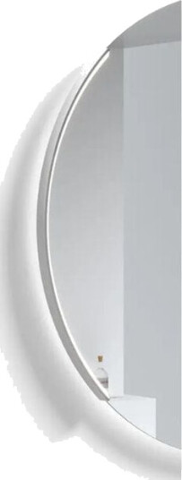 Korsbakken Ekstra Lysramme til Moon Speil Aluminium / 80cm