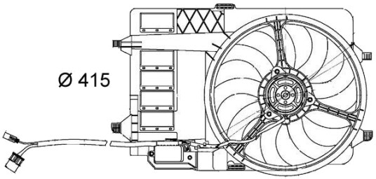 Kjølevifte MAHLE CFF 29 000S