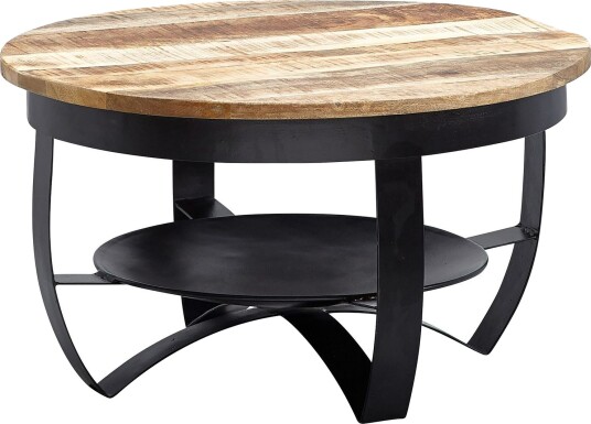 Willowdale Sofabord 60x34 cm med oppbevaring Rundt - Brun/Svart Willowdale Sofabord 60x34 cm med oppbevaring Rundt - Brun/Svart
