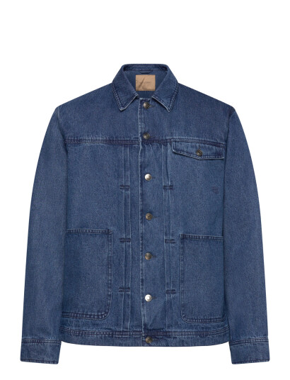 Rue de Tokyo Cade Washed Indigo Denim - Blue - S Rue de Tokyo Cade Washed Indigo Denim - Blue - S