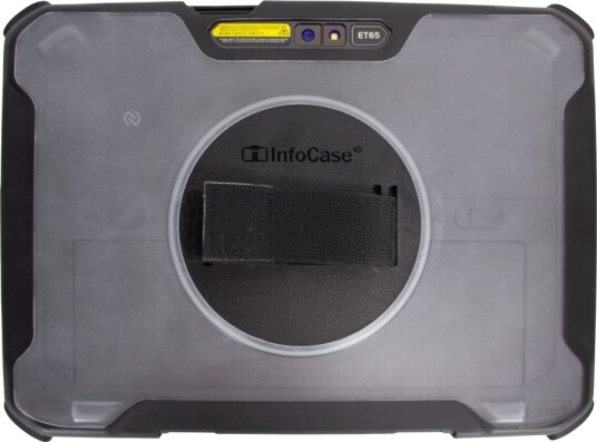 Infocase   Baksidedeksel For Nettbrett / Betalings Terminal   Robust   Med Roterende Håndstropp   Polykarbonat Termoplast Polyuretan Tpu   Blank   For Zebra Et60 Et65