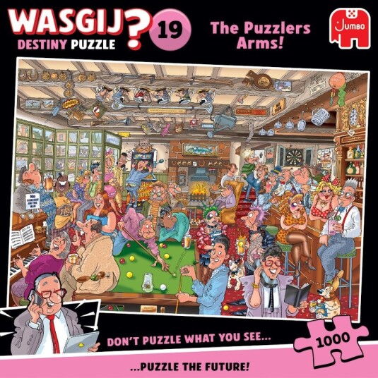 Wasgij Destiny 19 Puslespill   1000 brikker   The Puzzlers Arms