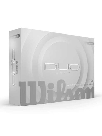 Wilson W/S Duo Soft golfballer White One Size Wilson W/S Duo Soft golfballer White One Size