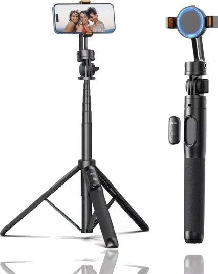 Ulanzi SK-05 Selfie-Stick Stativ Monopod med Bluetooth-fjernkontroll 160 cm