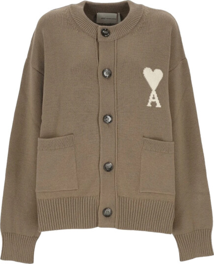 Ami Paris Herre Strikkevarer Beige M,