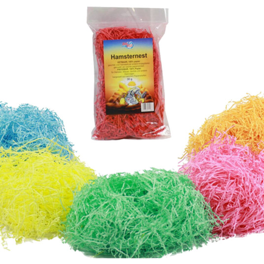 Zoobest Hamster Nest Spiselig 100 % Papirblanding 30 G Zoobest Hamster Nest Spiselig 100 % Papirblanding 30 G