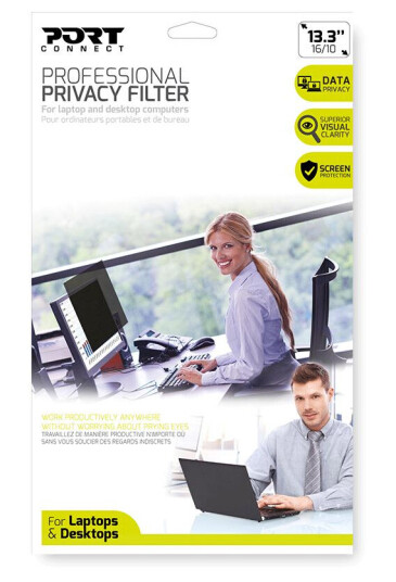 PORT DESIGNS 23"" 16/10 Privacy Filter 2D 496x310 mm /900272 PORT DESIGNS 23"" 16/10 Privacy Filter 2D 496x310 mm /900272