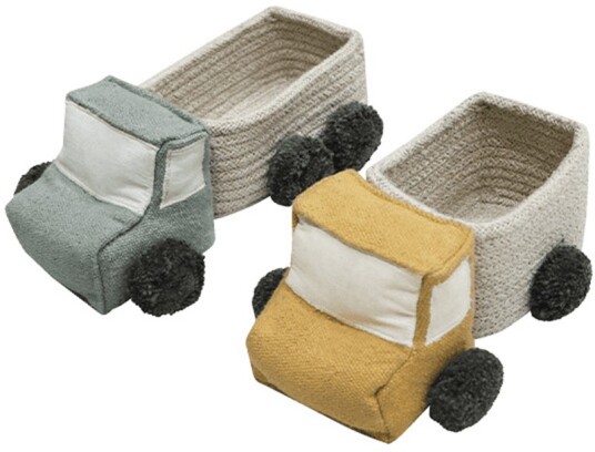 Lorena Canals Mini Oppbevaringskurver 2-Pack Lastebil
